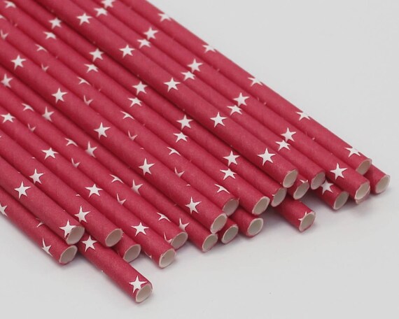 Red Carpet Straws, Vintage Sports Baby Shower, Baseball Birthday, Rock'n'Roll Straw, 4th Of July Party, Firecracker Birthday, Nautical straw Il_570xn