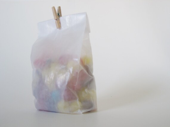 50 Small Transparent Glassine Bags 2.5"x 1.25"x 6.25" for Party Favors and more Il_570xn