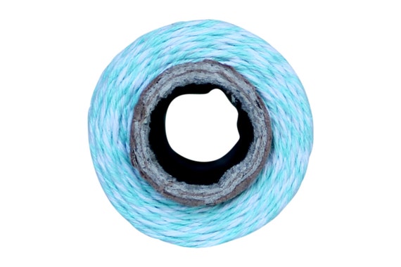 Aqua Blue Bakers Twine- Aqua 100 yard twine spool, Aqua 4 ply bakers twine - 100% cotton Mason jar twine - Sea Green cotton bakers twine Il_570xn