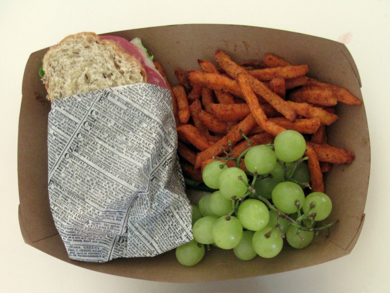 Download Paper Food Trays 25 Extra Large 5 lbs Kraft Paper Food Tray | Etsy