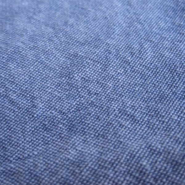 Vintage Ralph Lauren Light Blue Chambray Queen Flat Sheet Y2K • Workshirt Fabric • Made in the USA