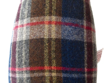 Vintage Dressmakers Tailors Pressing Ham for Shoulders Darts Seams • Wool Plaid