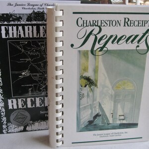 2 Charleston Junior League Cookbooks Receipts & Repeats Carolina Comfort Food