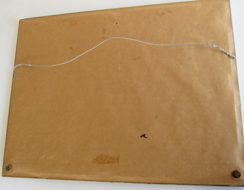 Signed Meta Pluckebaum Brother Sister Kitty Cat Colored Litho