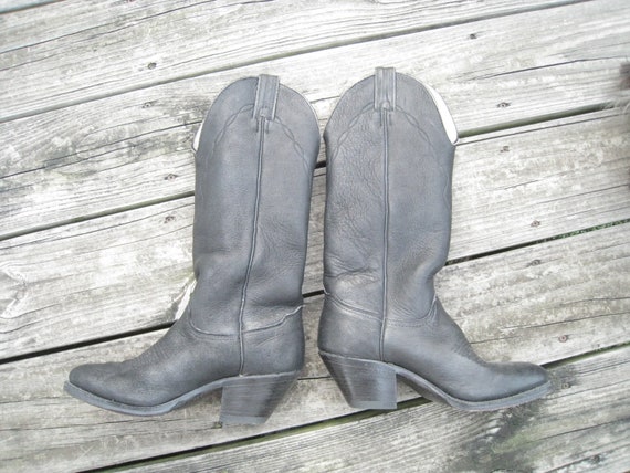 elk hide cowboy boots
