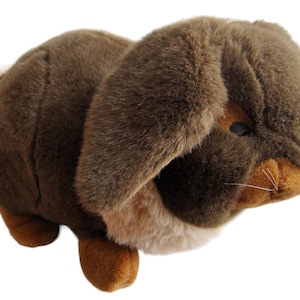 Vintage Gerber Precious Plush Brown Bunny Realistic Lop Ear Rabbit • Easter Gift