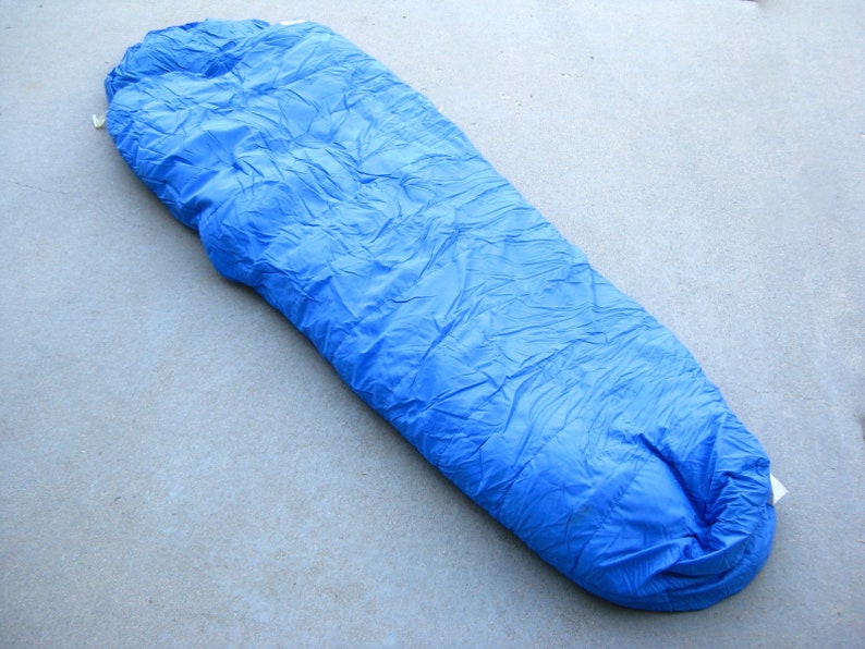 VTG Gerry USA Northern Goose Down Mummy Sleeping Bag Blue | Etsy