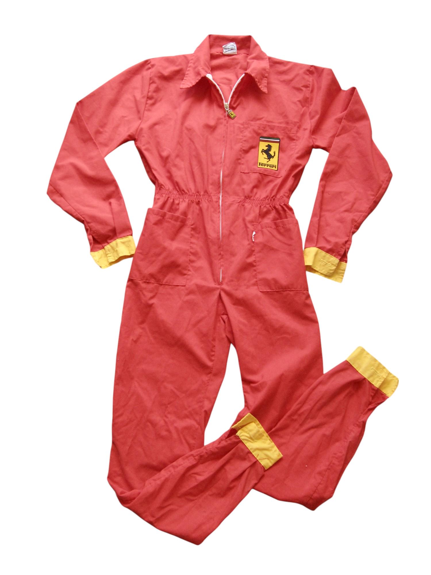 Combinaison Ferrari Racing Toma - Taille 48 - Rouge En Coton - Occasion Très Bon état Unisexe