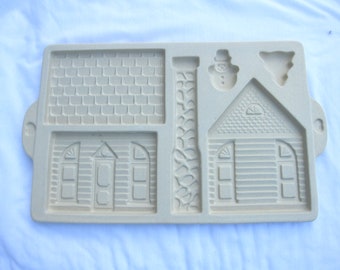 Vintage Longaberger Gingerbread House Mold • Stoneware