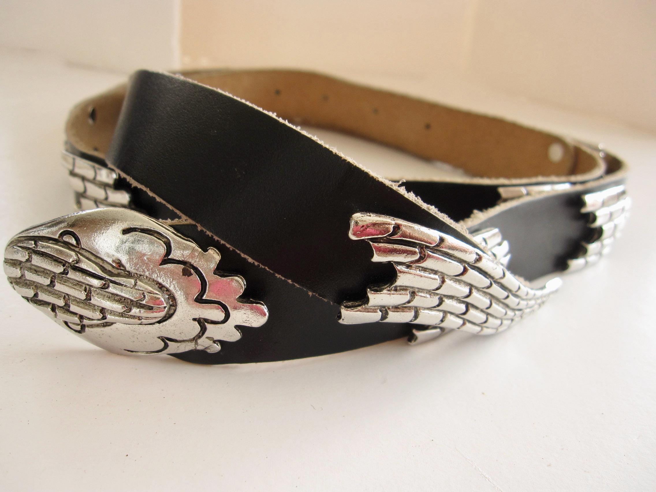 Sandy Duftler Embossed Leather Belt Sandy Duftler Spur Belt - 2 main image 2