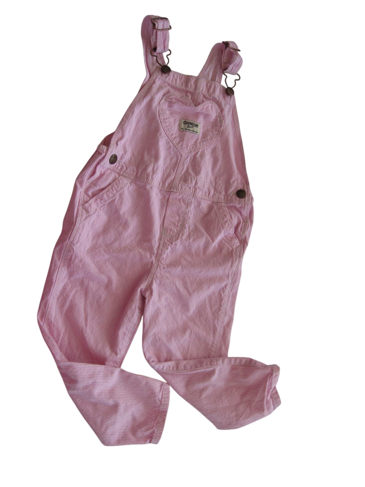 ベビー服(~95cm) OshKosh ストライプ サロペット 12M