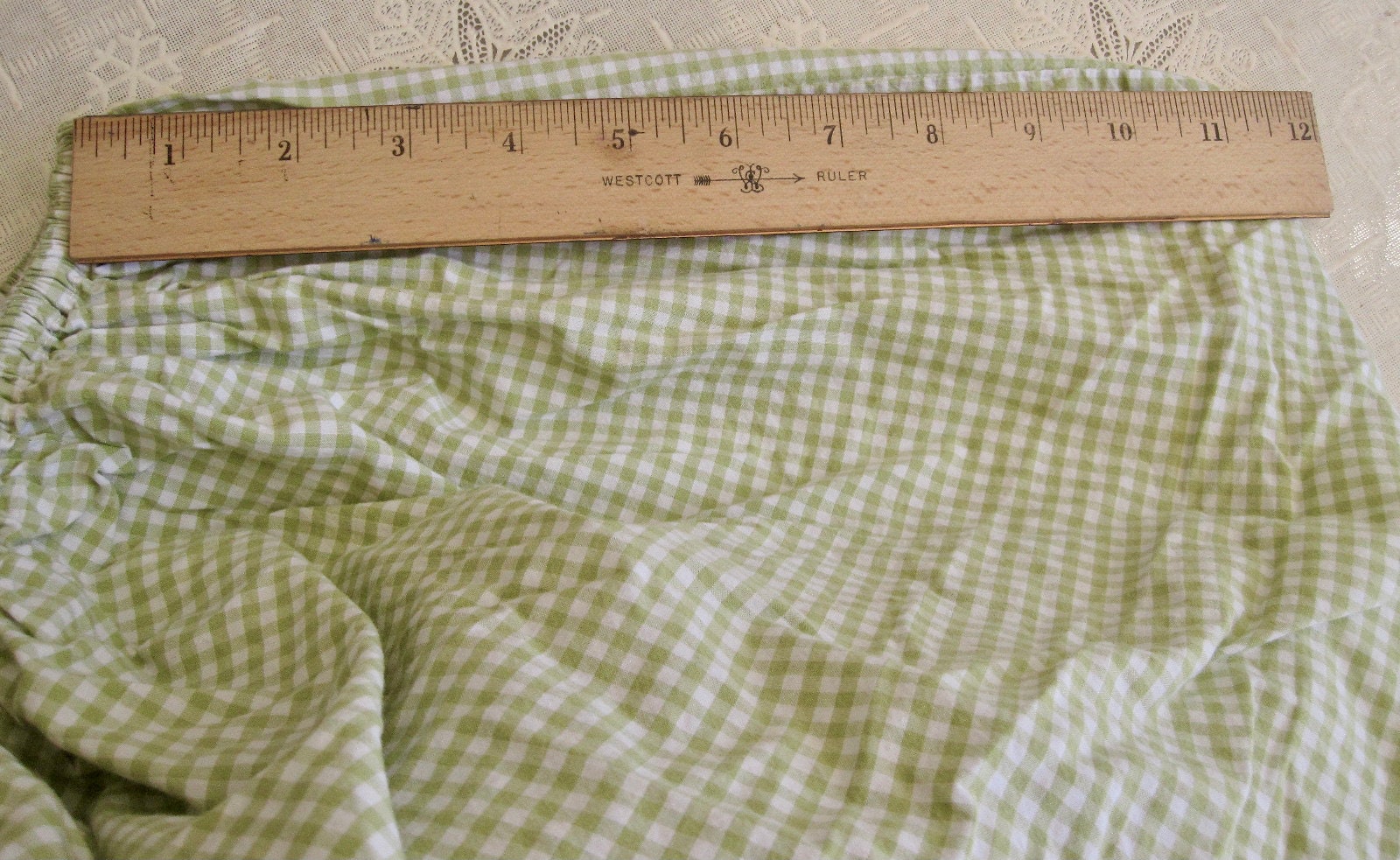 Pottery barn 2024 gingham sheets