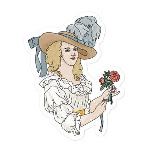 Marie Antoinette Vinyl Sticker