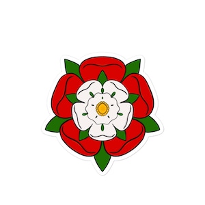 Tudor Rose Vinyl Sticker