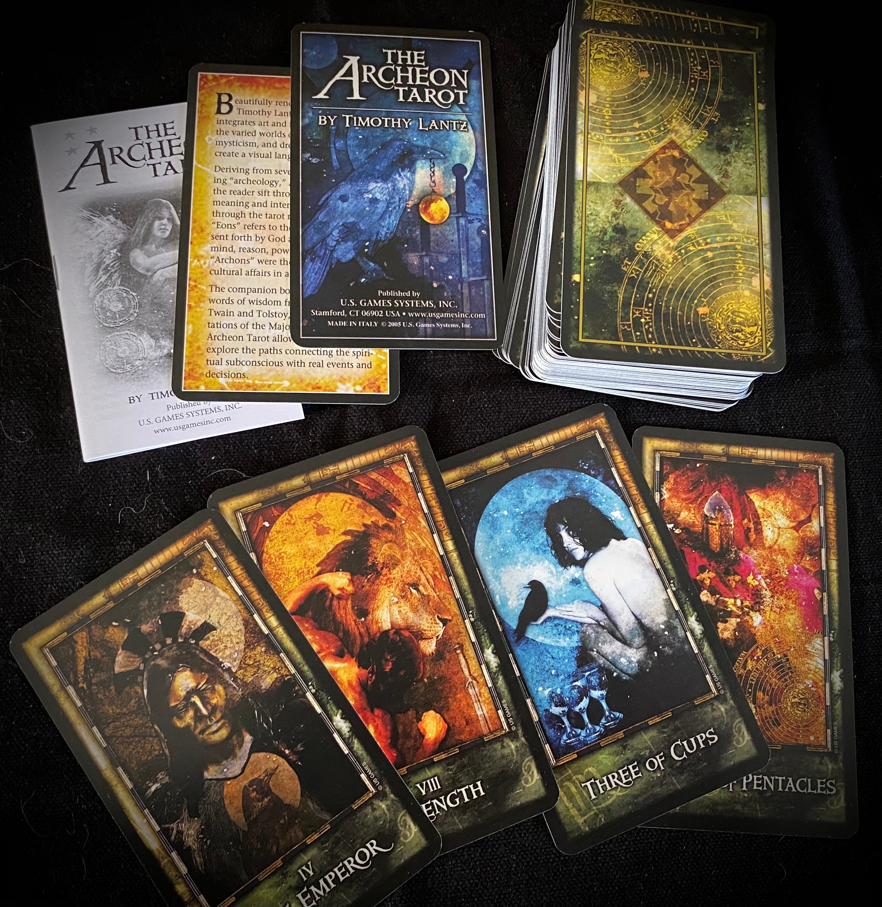 洋書 the archeon tarot Archeon Tarot: Lantz, Timothy: 9781572814882: Amazon.com: Books