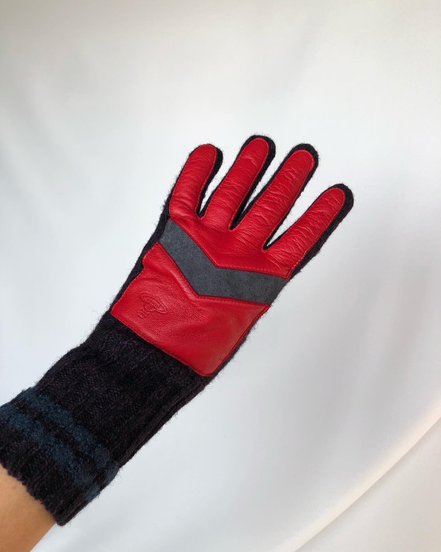 Vivienne Westwood Leather Gloves - Etsy Canada