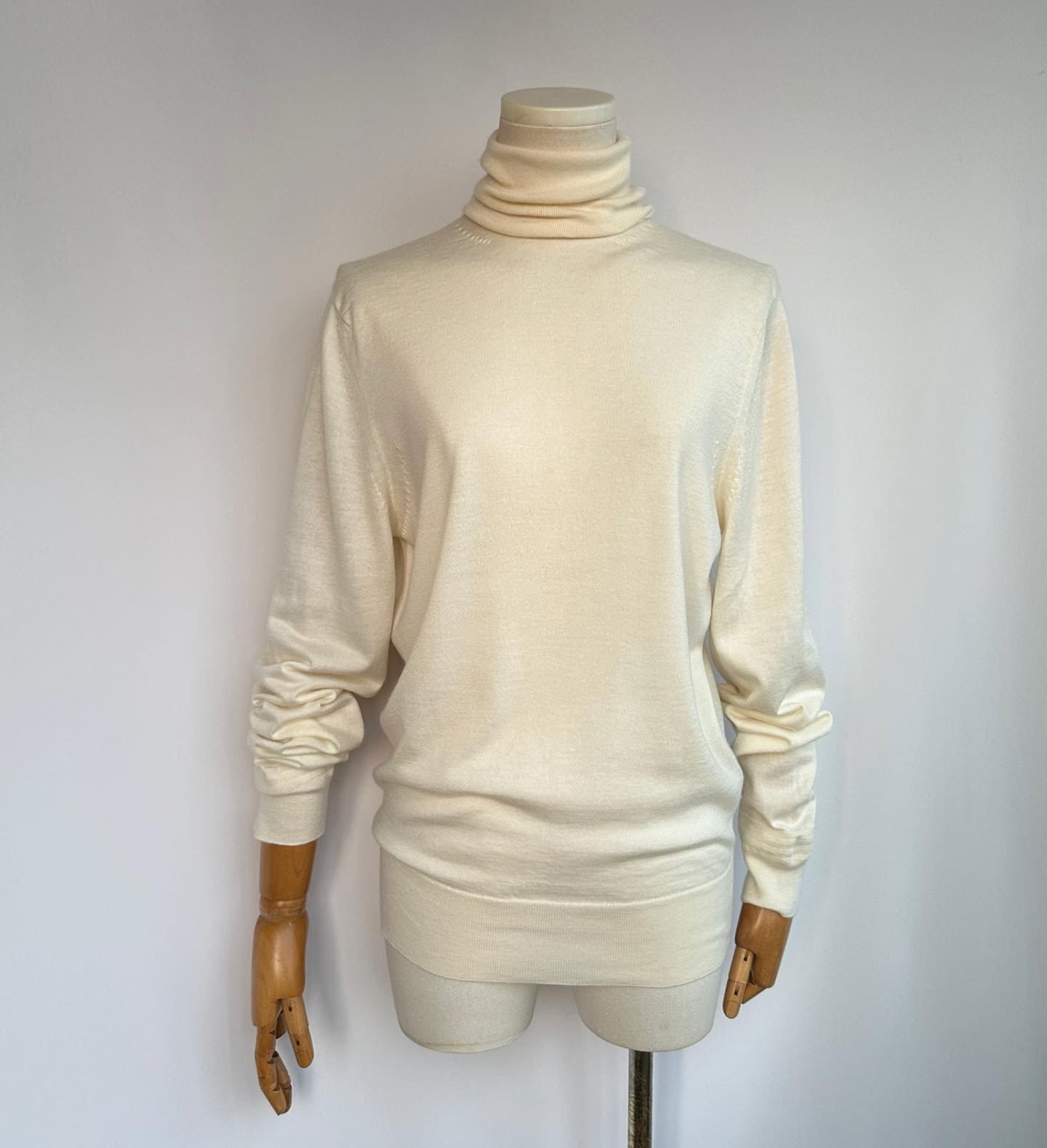 Silk turtlenecks deals