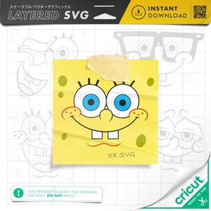 Spongebob Faces SVG Bundle vol.01