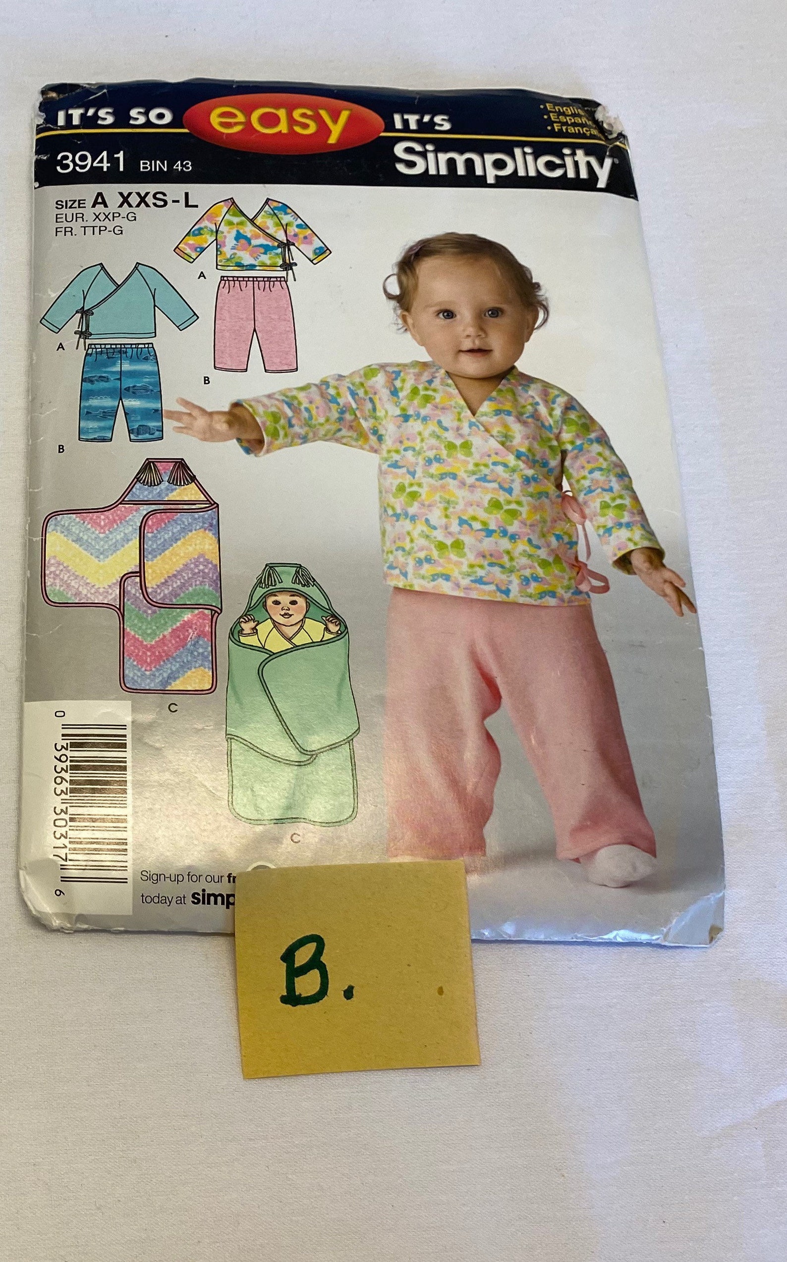 BABY & Doll Layette Clothes PATTERNS Simplicity 9380 3941 Etsy