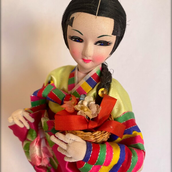 Korean Doll Figurine Etsy