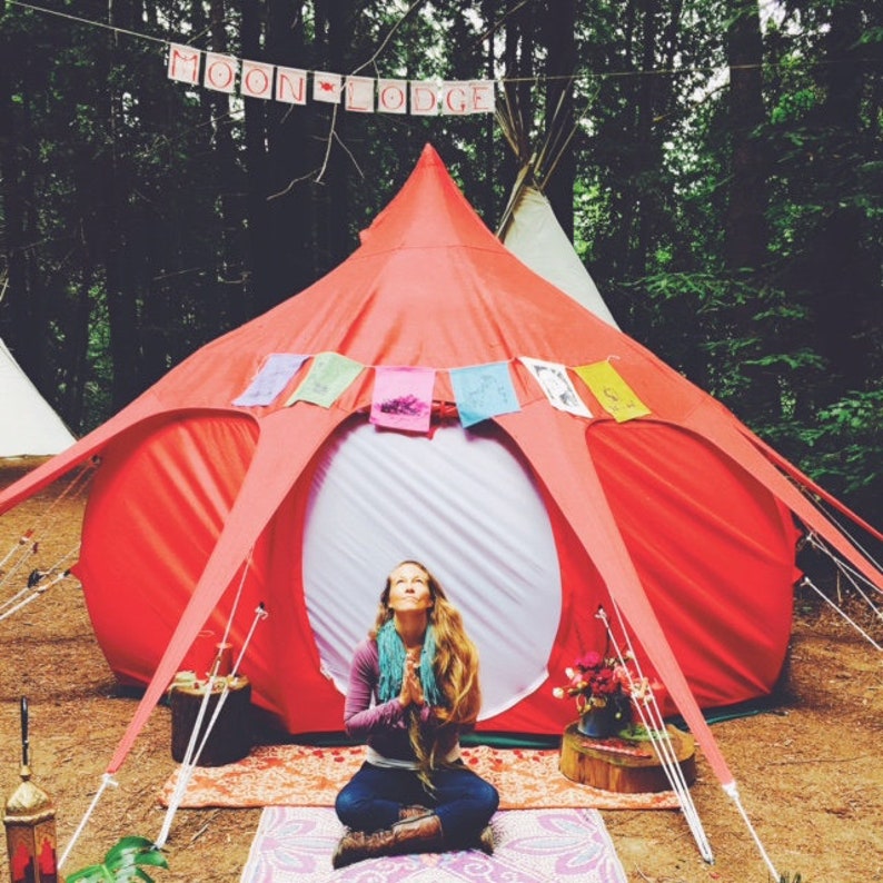 20ft Lotus Belle Tent yurt burning man glamping festival Etsy