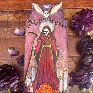 Arte Original de Santa Muerte ~ Outono