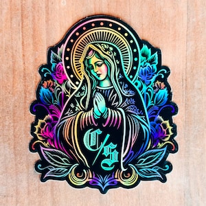 Guadalupe Con Safos Sticker