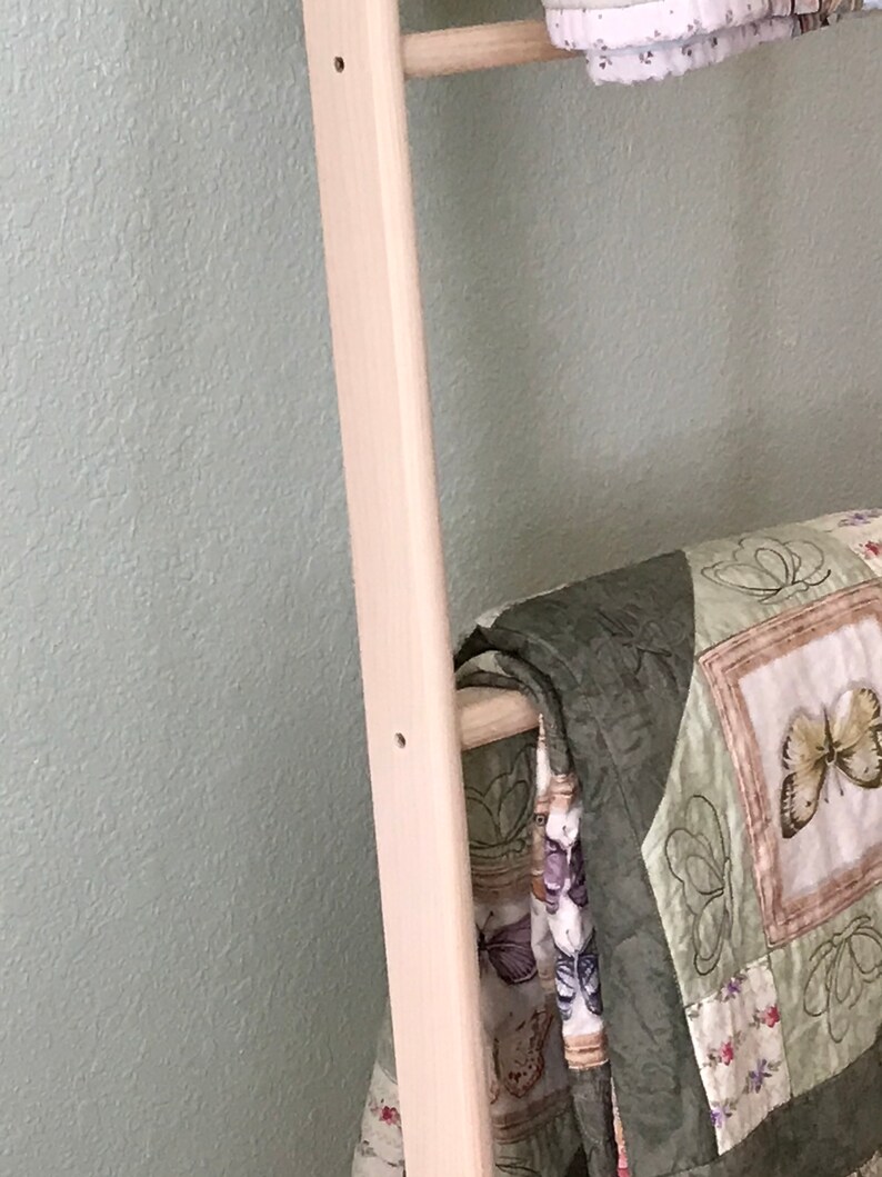Quilt Ladder Quilt Display All Wood Tall Quilt Ladders Etsy