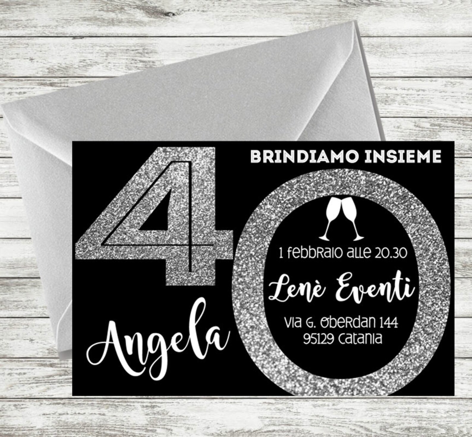 Personalized 40th Birthday Invitation 40th Birthday - Etsy