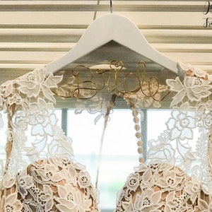 Wedding Hanger, Custom Bridal Hanger, Brides Hanger, Name, Wedding Hanger, Wedding Dress Hanger, Shower, Bride white hanger.