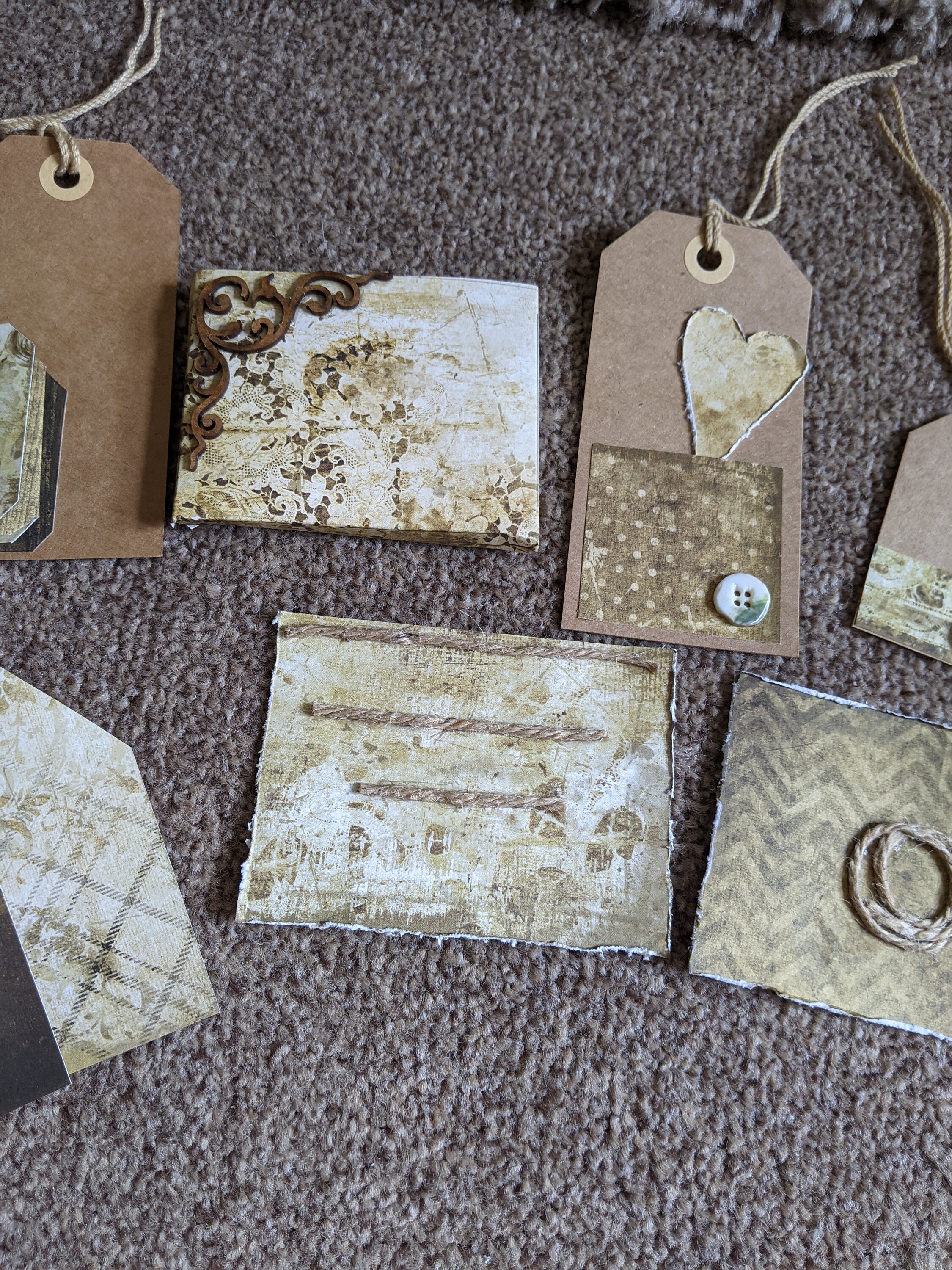 Tags and Pockets Ephemera Pack, Scrapbooking, Journalling, Card Making