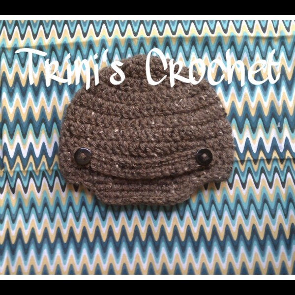 Newborn Newsboy Beanie