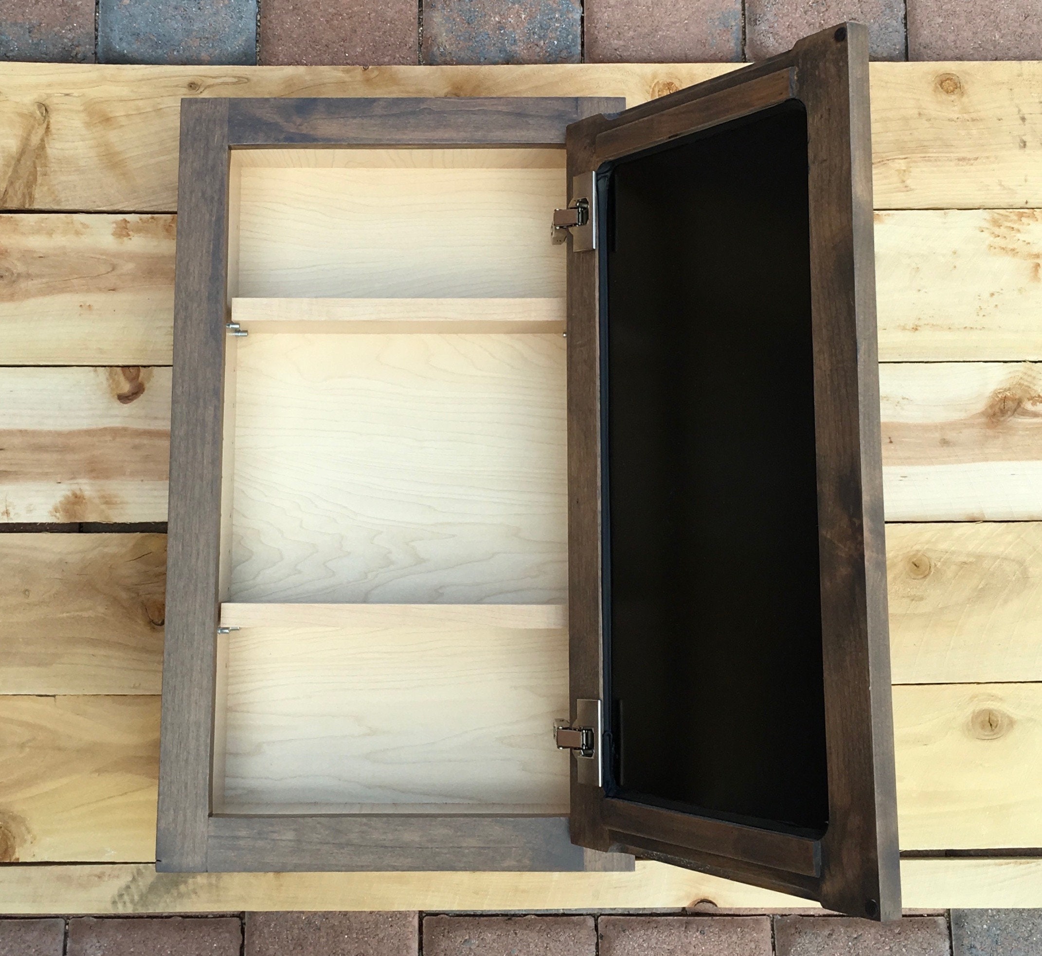 Hand Crafted Custom Recessed Medicine Cabinet