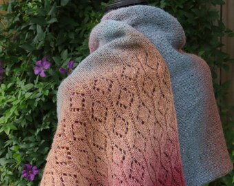 Woolen Wrap Hand knitted OOAK