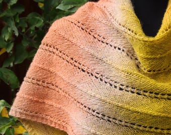 Woolen Wrap Hand knitted OOAK