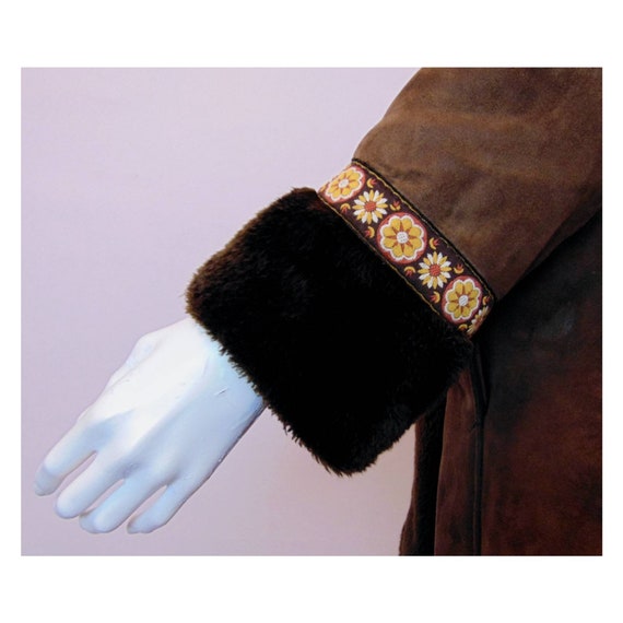 Vintage 60s Princess Coat // 70s Sheepskin Coat /… - image 7