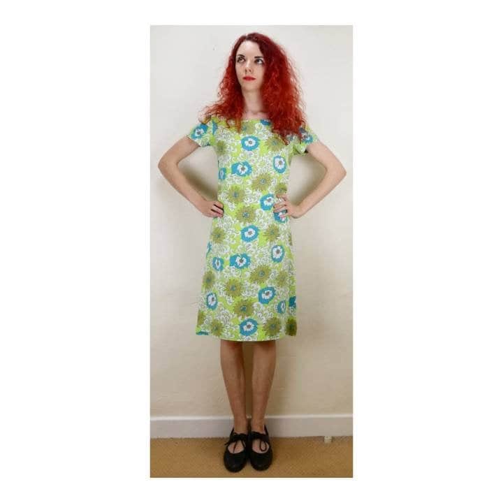 60s midi dress
