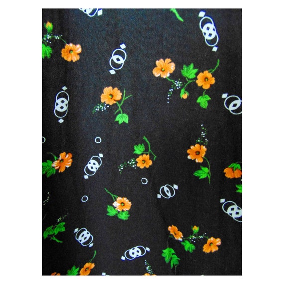 Vintage 60s Midi Dress // 70s Floral Dress // Dit… - image 10
