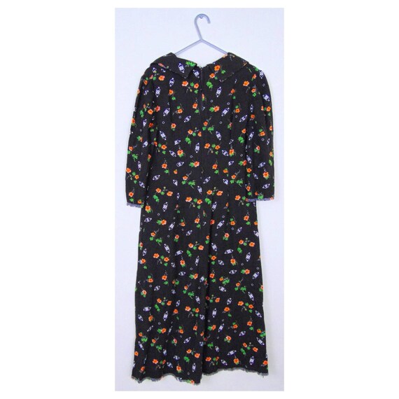 Vintage 60s Midi Dress // 70s Floral Dress // Dit… - image 4