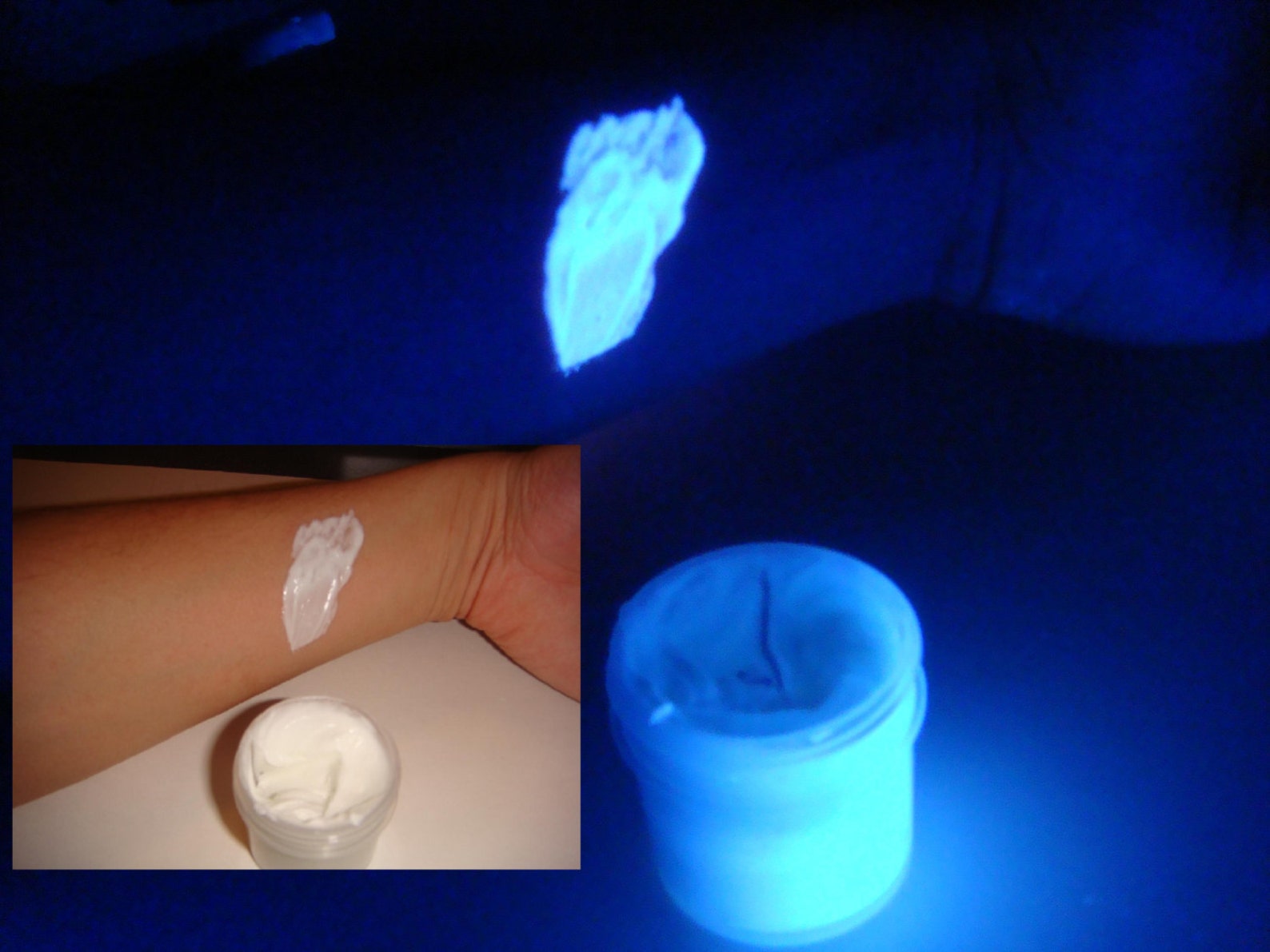 Invisible UV Reactive Body Face Paint WHITE Choose Size Etsy