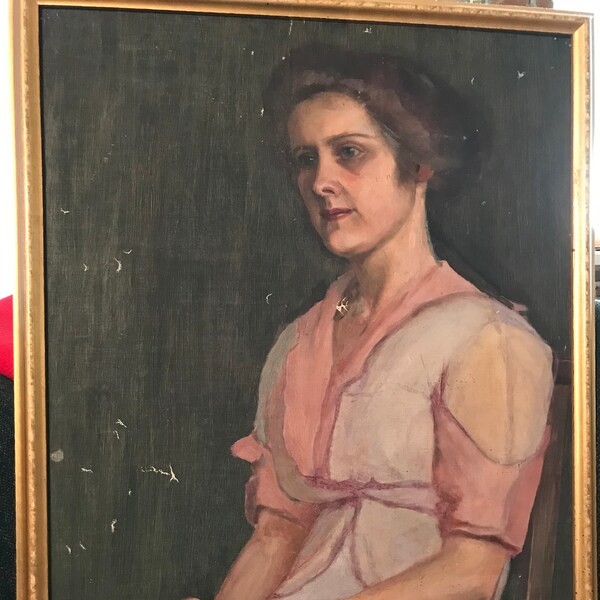 Mabel Pugh: Peinture à l’huile; PA Académie d’Art Sitter