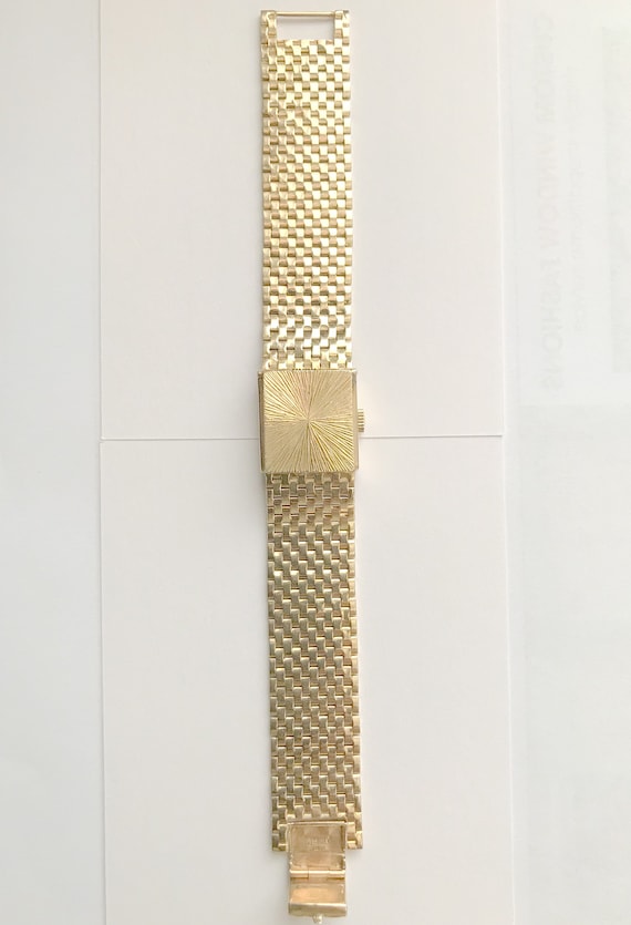 1930's Art Deco 14kt Gold Lady's Bracelet