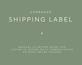 Geüpgraded verzendlabel voor adresproblemen