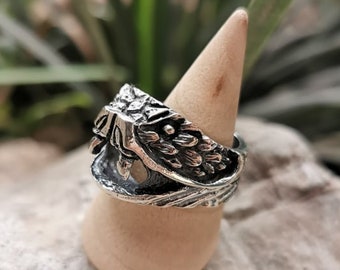 snake ring silver .925 any size