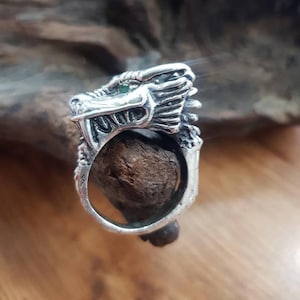dragon emerald eyes ring