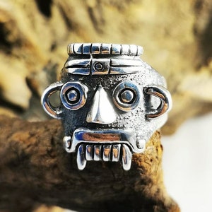 tlaloc ring in zilver .925