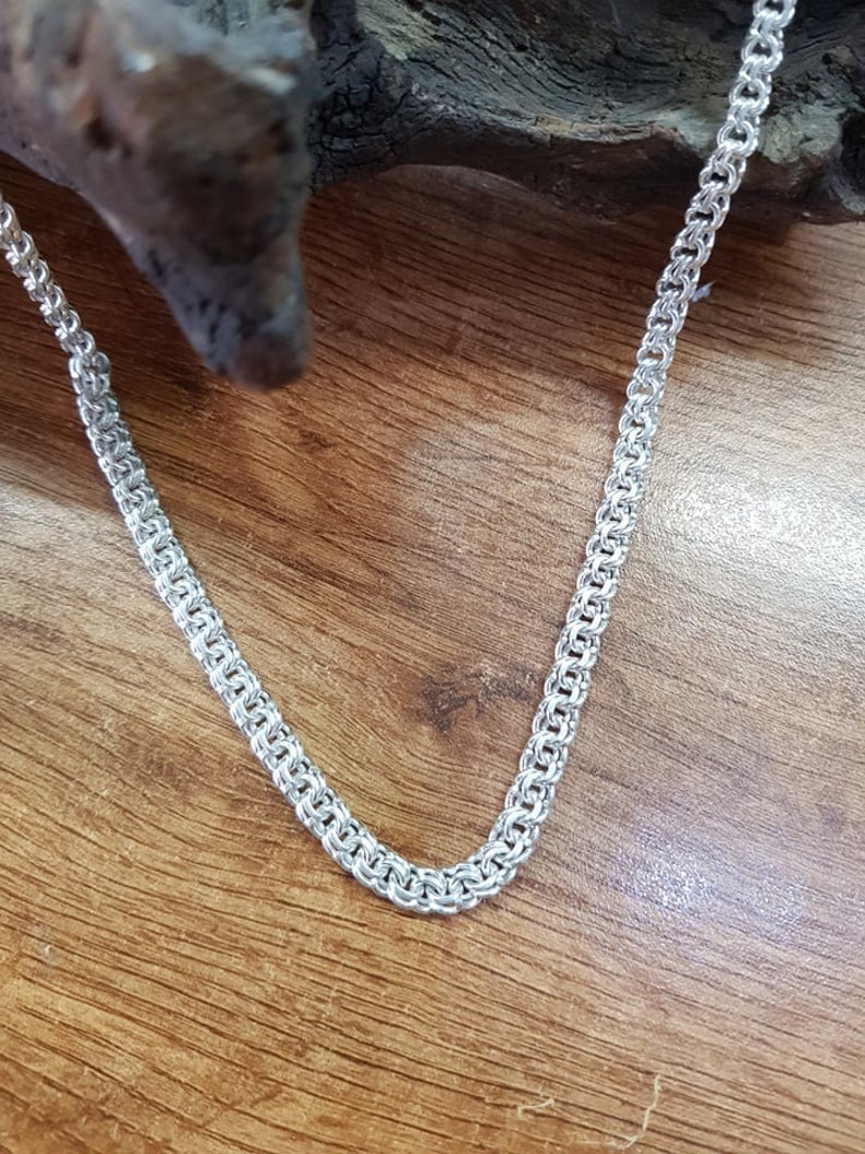 Chinese woven chain in silver .925 image 3