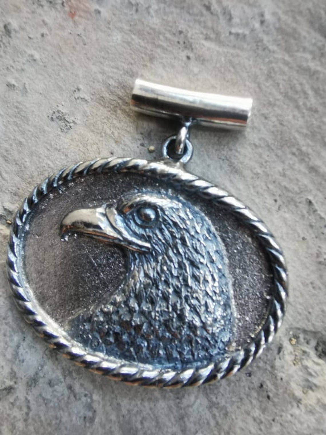 Eagle pendant in silver .925 Etsy