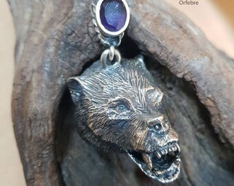 grizzly bear pendant