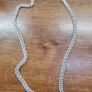 Chinese woven chain in silver .925 image 4